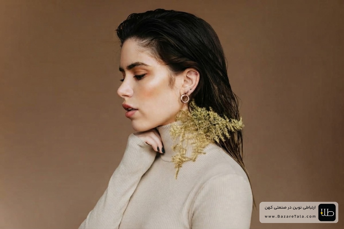 گوشواره طلا زنانه حلقه ای 